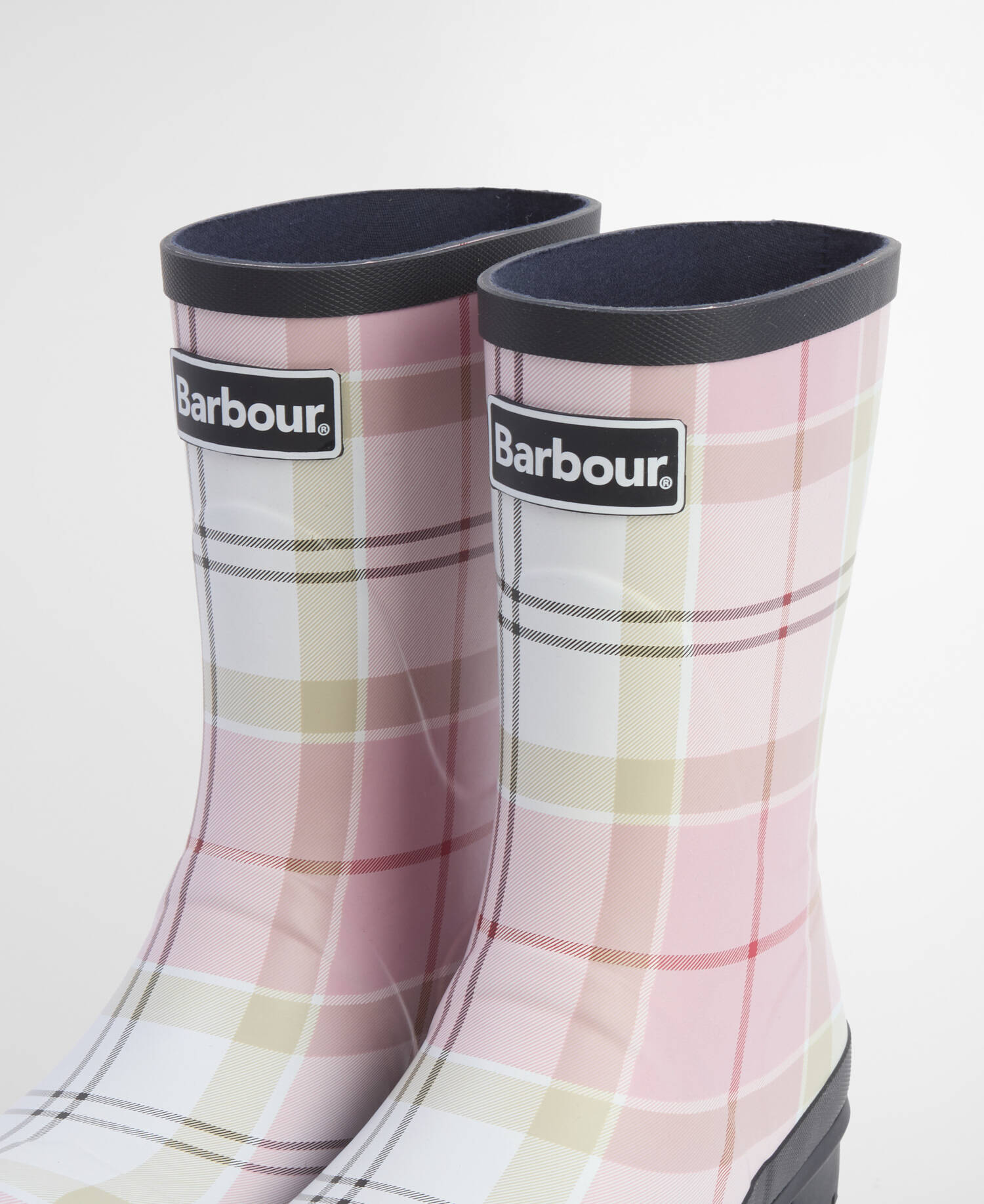 Barbour naisten saappaat Banbury Mid Wellingtonds, pinkki kuosi