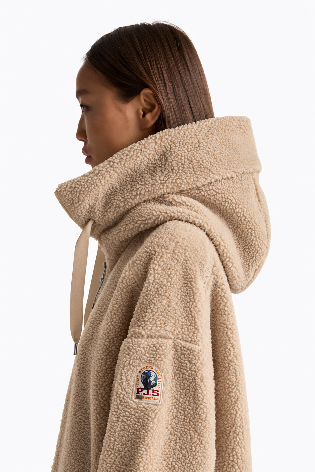 Parajumpers naisten teddytakki Noelle-W Power Fleece, Beige