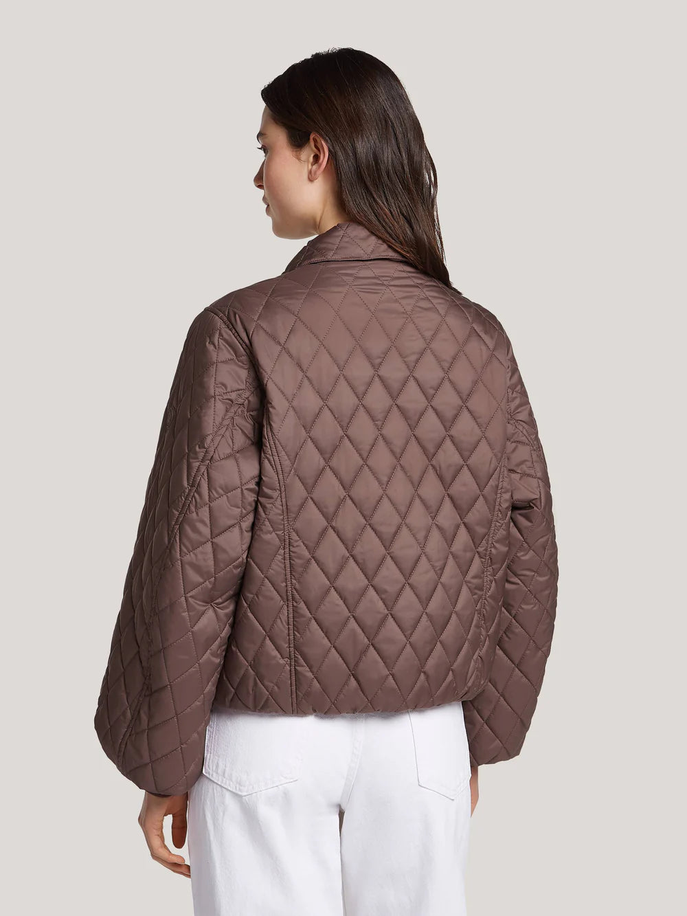 Reset naisten tikkitakki Leonor Jacket, kaakaonruskea