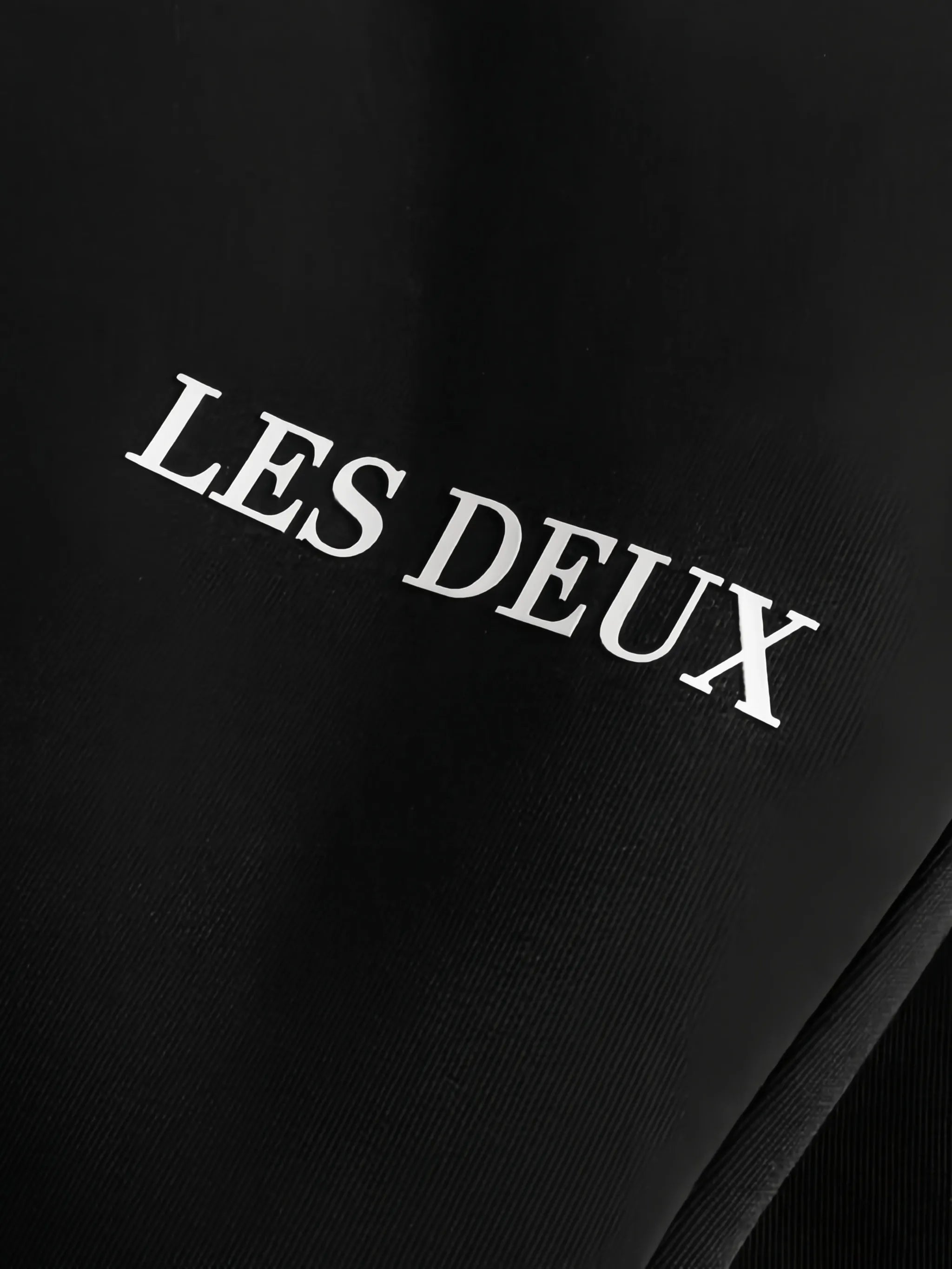 Les Deux miesten verryttelyhousut Casual Wide Track Pants, musta