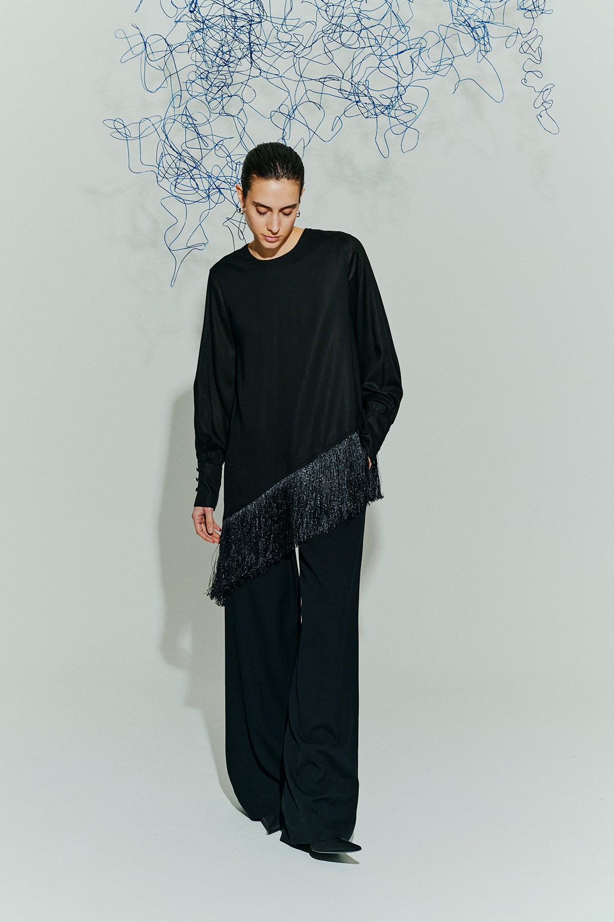 Copenhagen Muse naisten pusero Nelly Blouse, musta