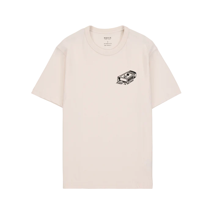 Makia miesten t-paita K Sauna T-shirt, valkoinen