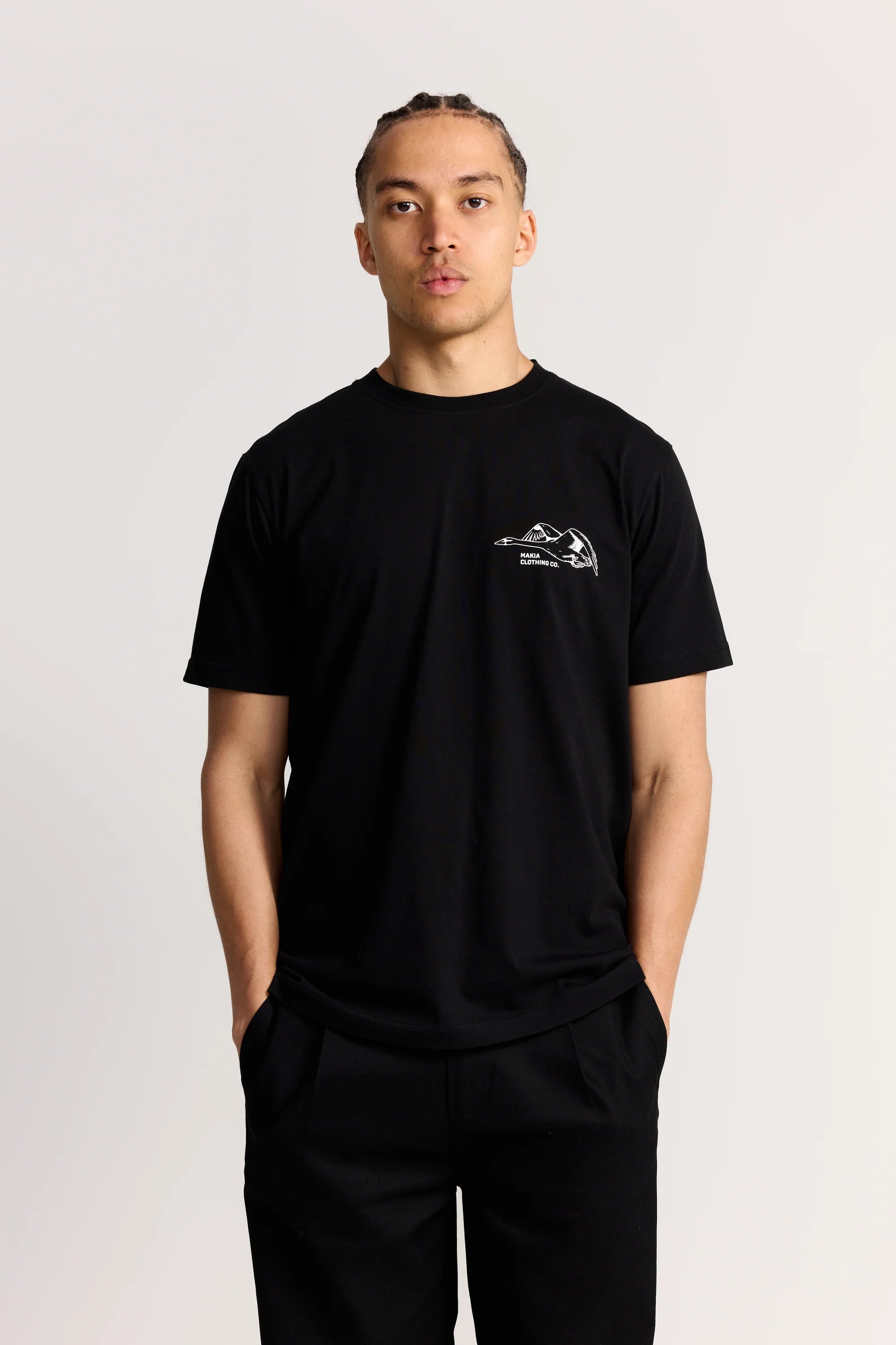 Makia miesten t-paita Swans T-shirt, musta