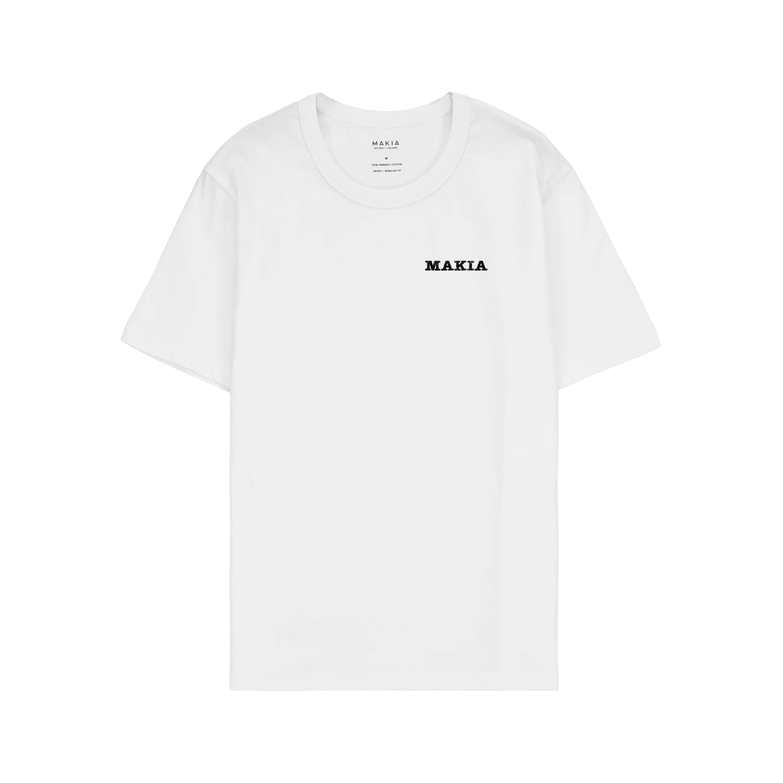 Makia miesten t-paita Bruun T-shirt, valkoinen