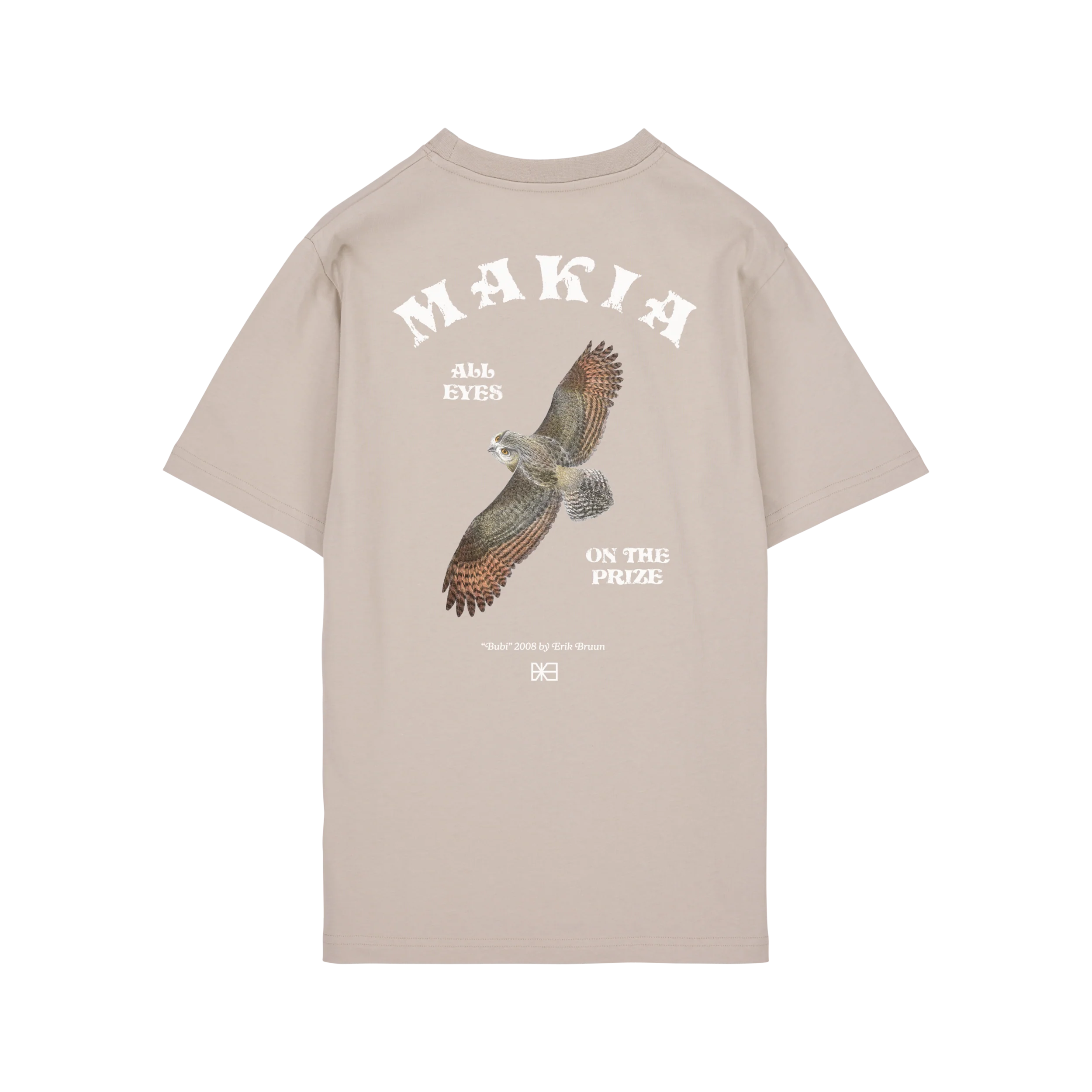 Makia miesten t-paita Bruun T-shirt, beige
