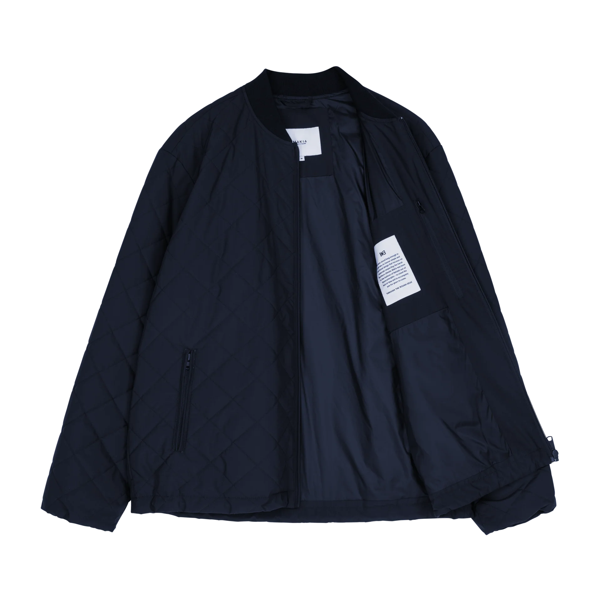 Makia miesten takki Ilmari Quilted Jacket, tummansininen