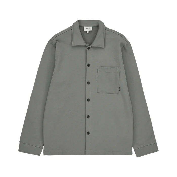 Makia miesten paitatakki Process Overshirt, vihreä