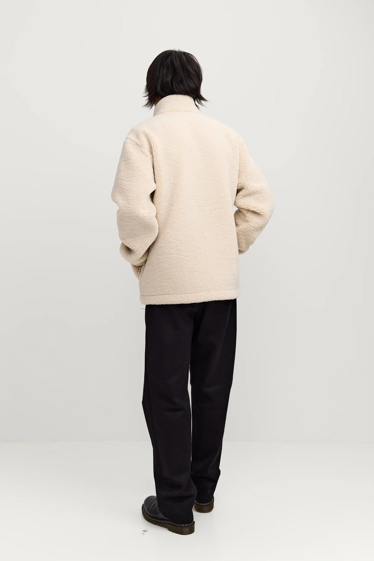 Makia miesten teddytakki Park Fleece Jacket, luonnonvalkoinen