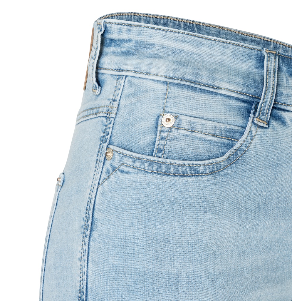 Mac naisten nilkkapituiset farkut Dream Wide Cropped, vaaleansininen