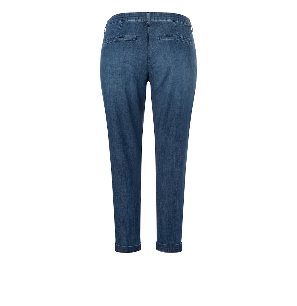 Mac naisten farkut Chino Turn Up, sininen indigo