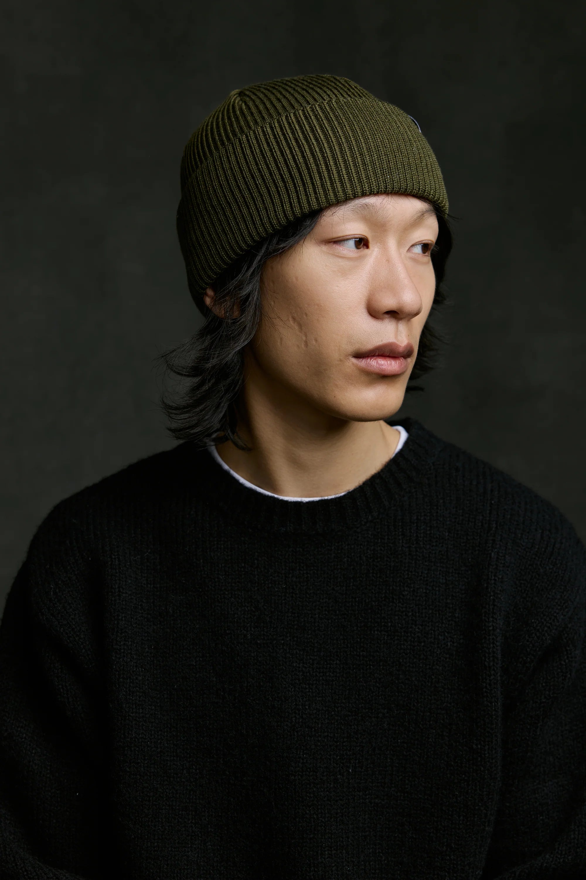 Makia miesten pipo Merino Beanie, Khaki