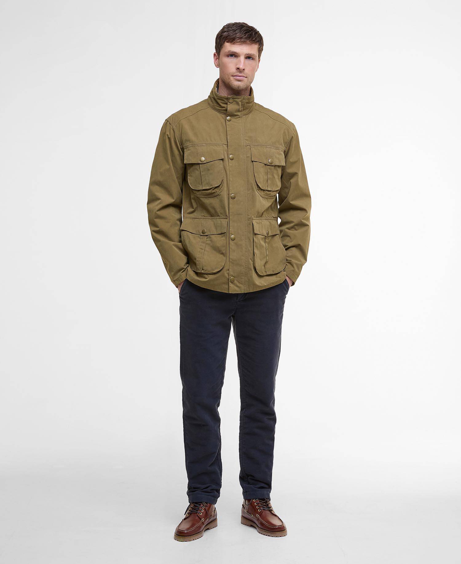 Barbour miesten takki Sanderling Casual Jacket, vaalea armeijanvihreä