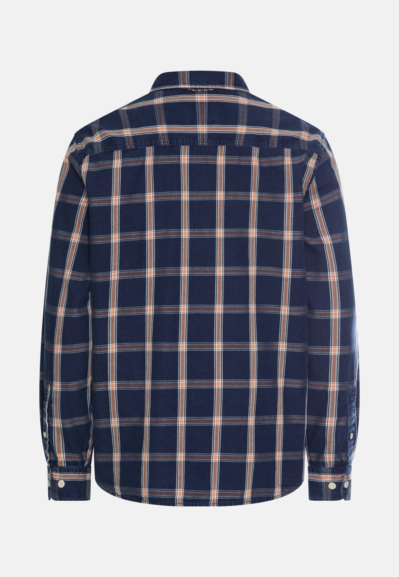 Camel Active miesten farkkupaita Denim Shirt, sininen ruutu