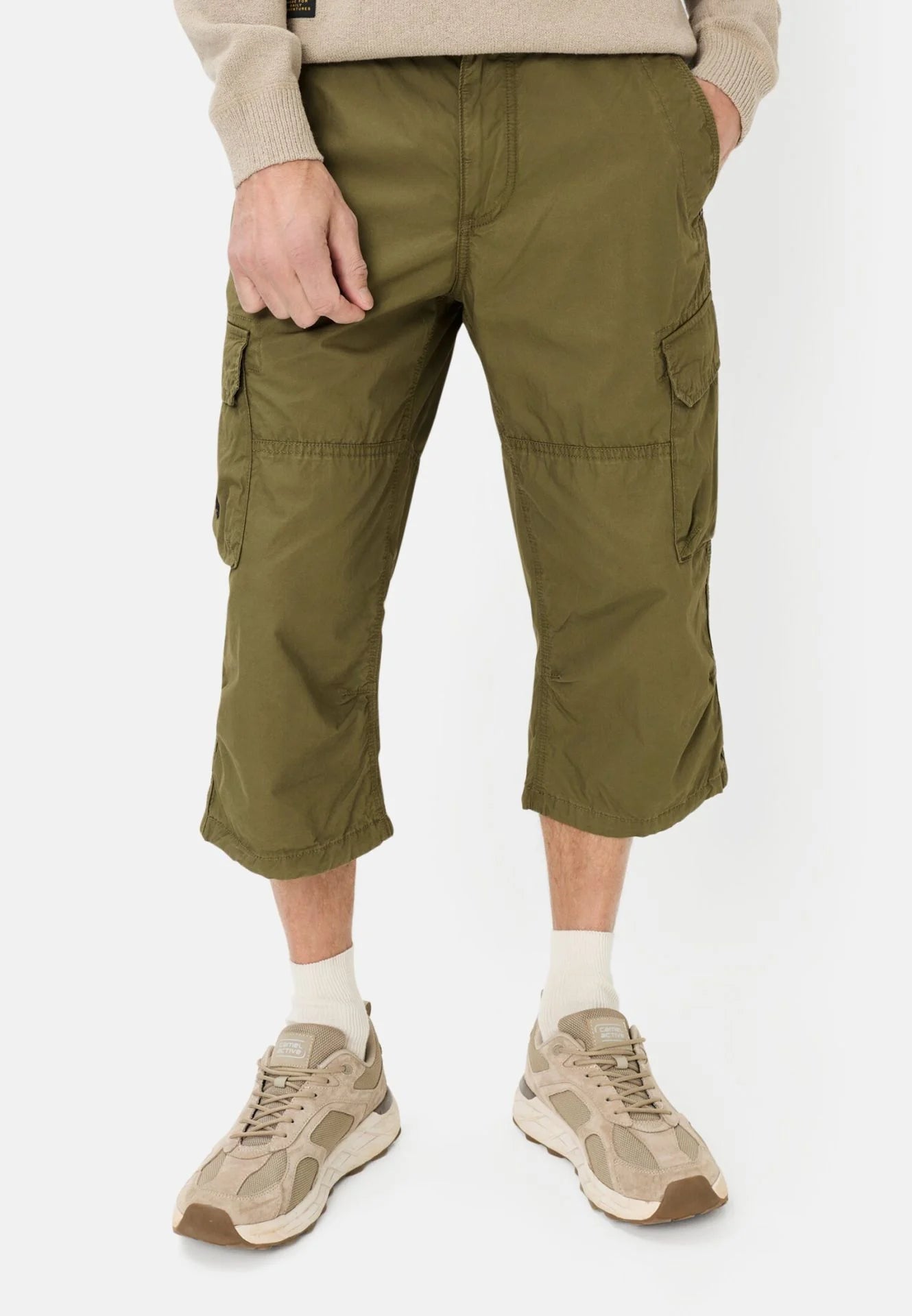 Camel Active miesten shortsit Capri Shorts LOS, khaki
