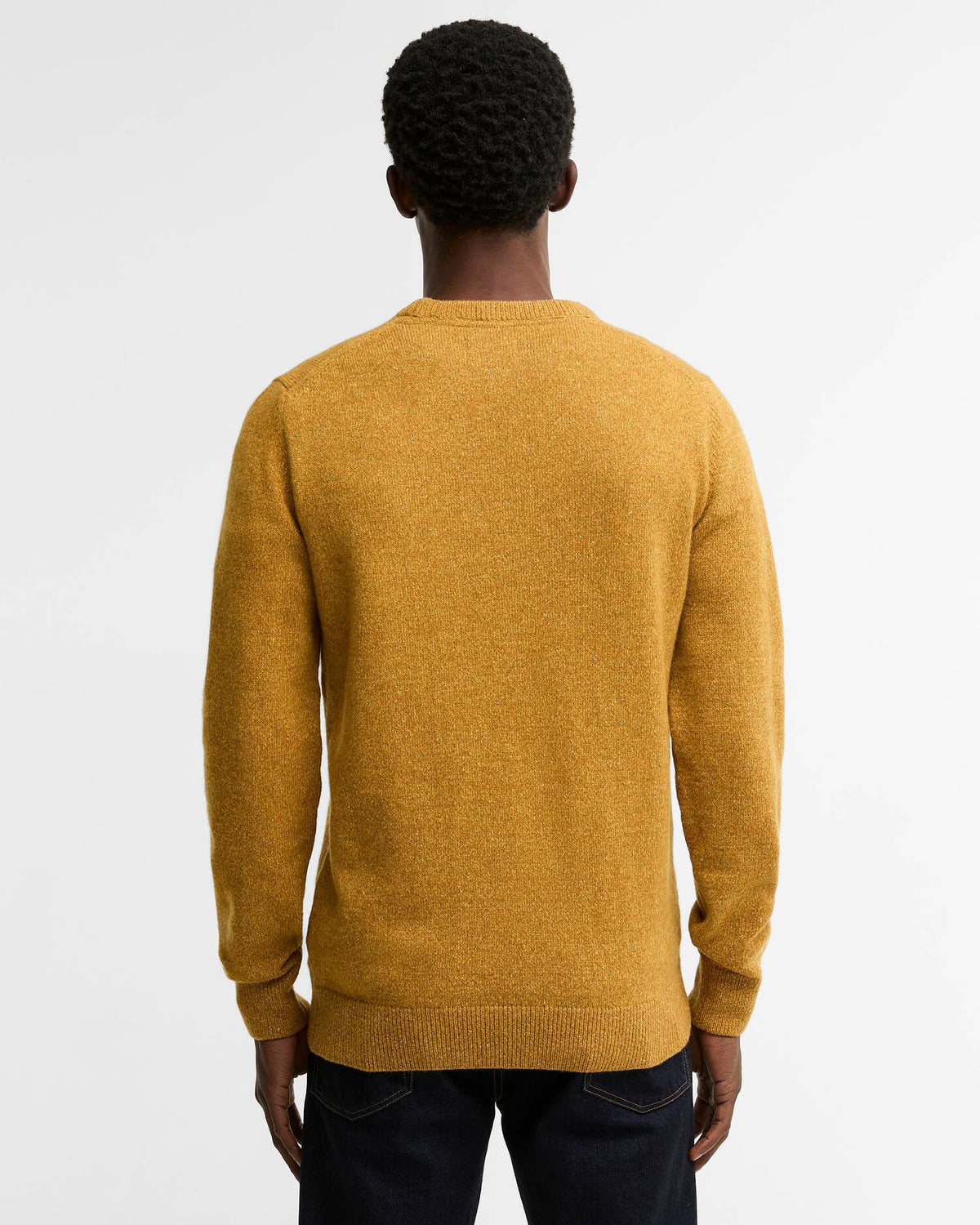 Barbour miesten neulepusero Essential Tisbury Crewneck, keltainen