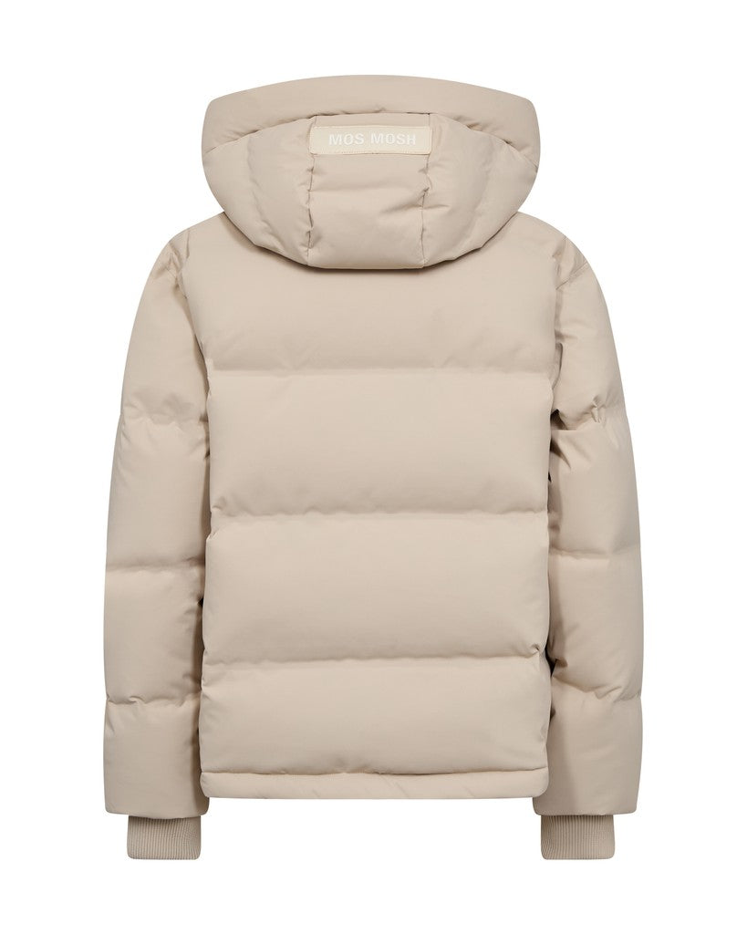 Mos Mosh naisten toppatakki Jilly Hope Down Jacket, vaalea beige
