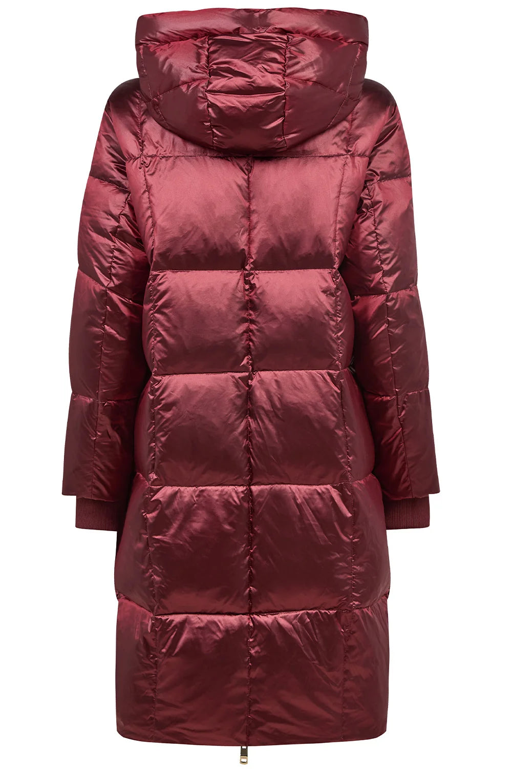 Mos Mosh naisten untuvatakki Nova Metallic Down Jacket, viininpunainen