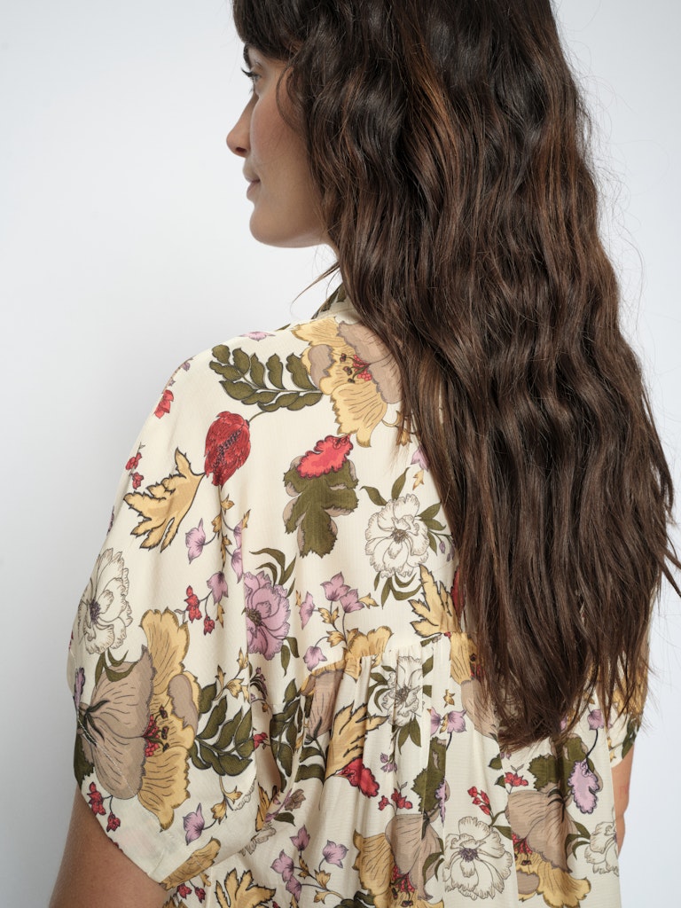 Mos Mosh naisten pusero MMWinie Flowwi, valkopohjainen kuosi