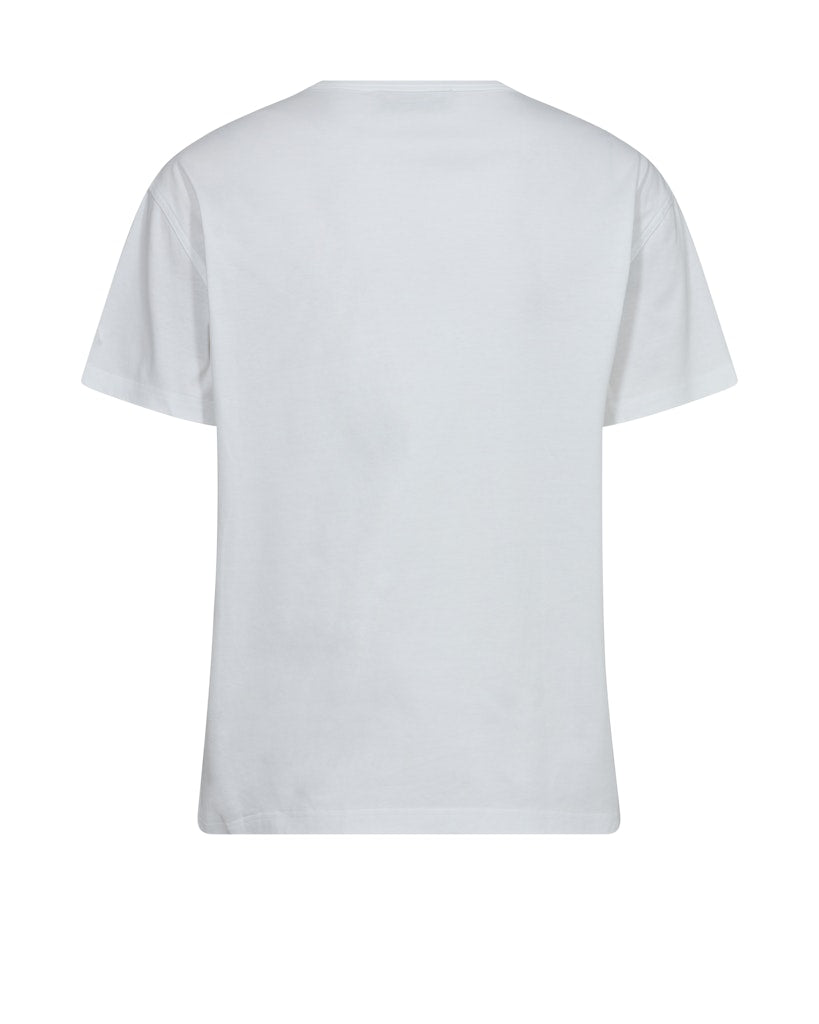 Mos Mosh naisten t-paita MMAINA O-SS TEE, valkoinen