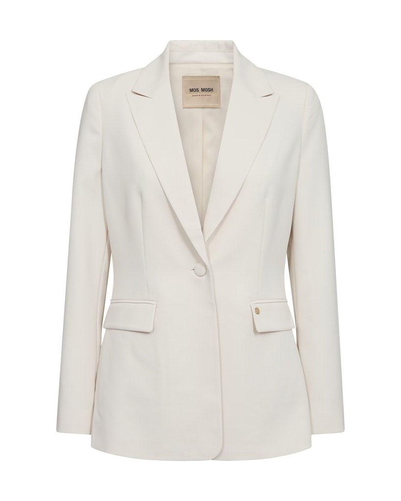 Mos Mosh naisten bleiseri MMLeonora Miley Blazer, luonnonvalkoinen