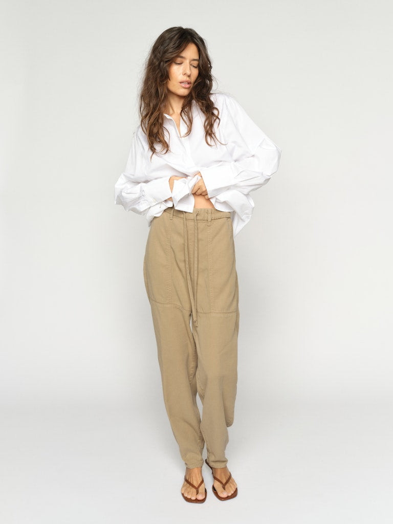 Mos Mosh naisten housut Maison Stalom Pant, vaalea beige
