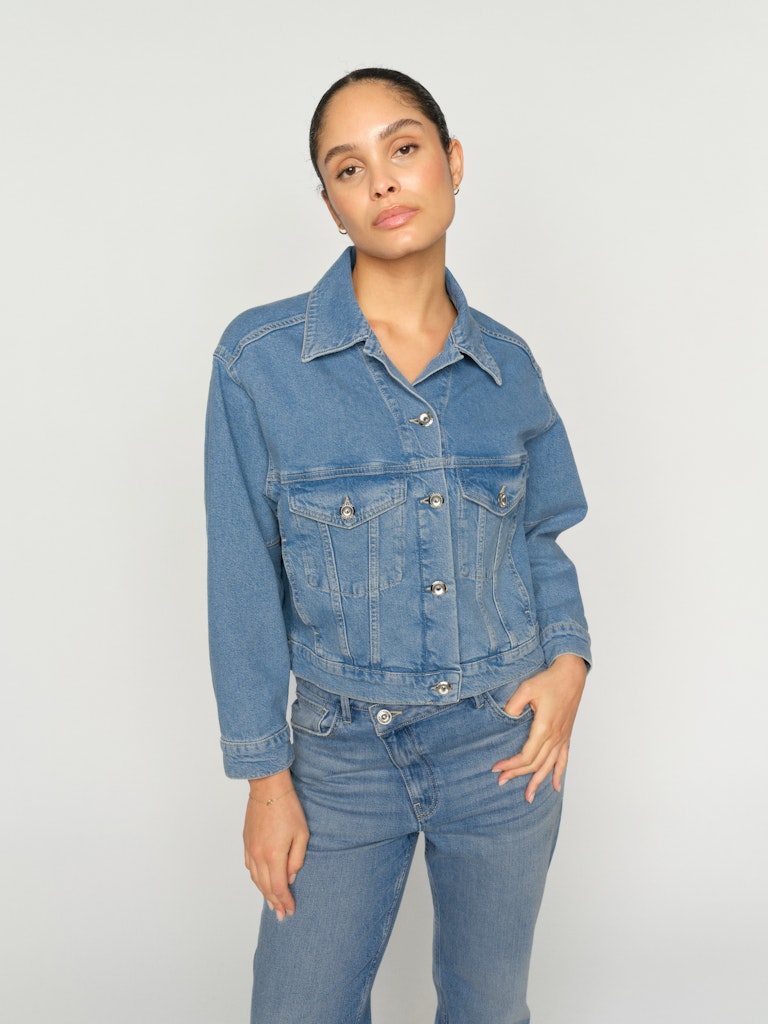 Mos Mosh naisten farkkutakki Mavi Jentra Jacket, sininen