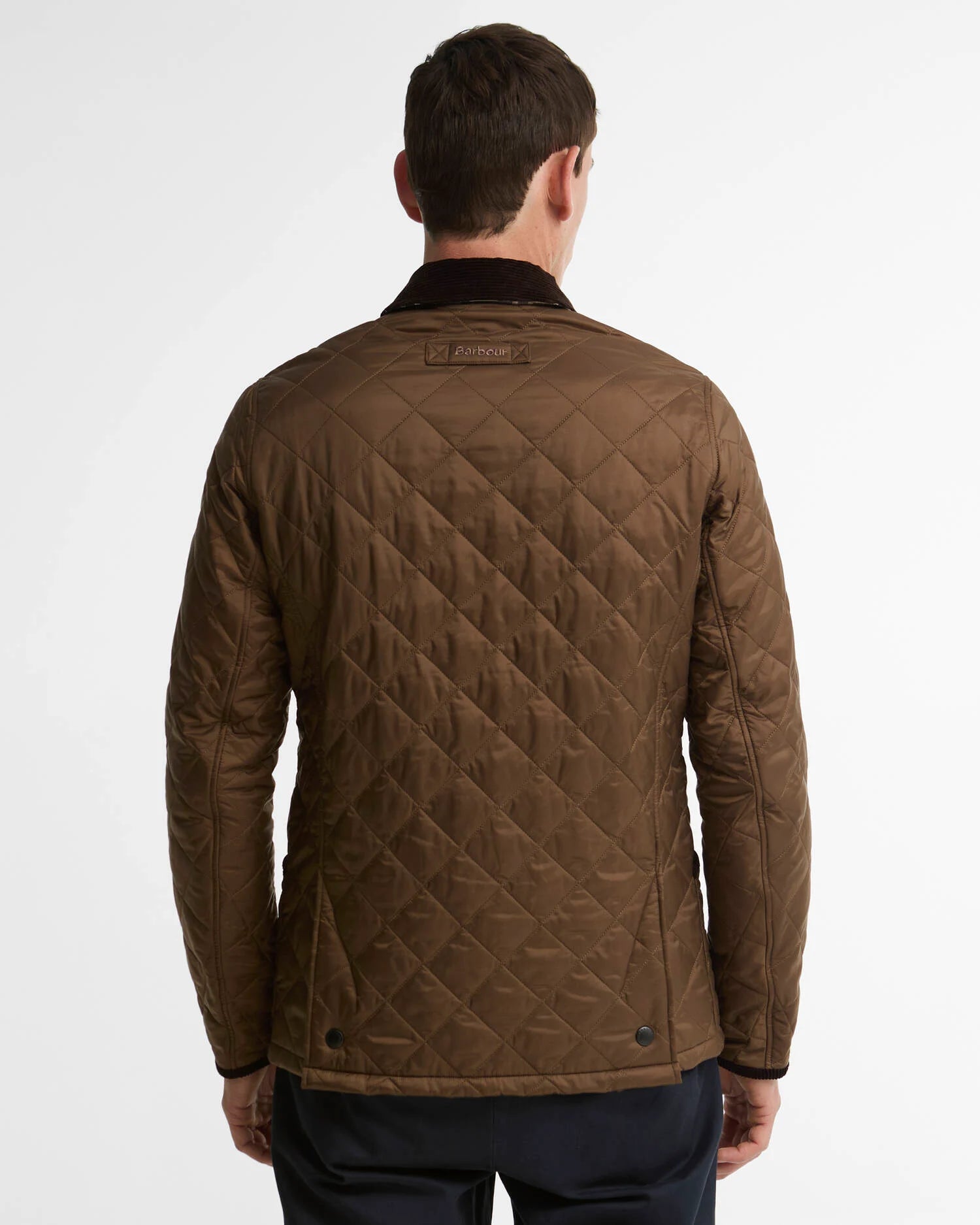 Barbour miesten tikkitakki Icons Heritage Quilted Jacket, Keskiruskea