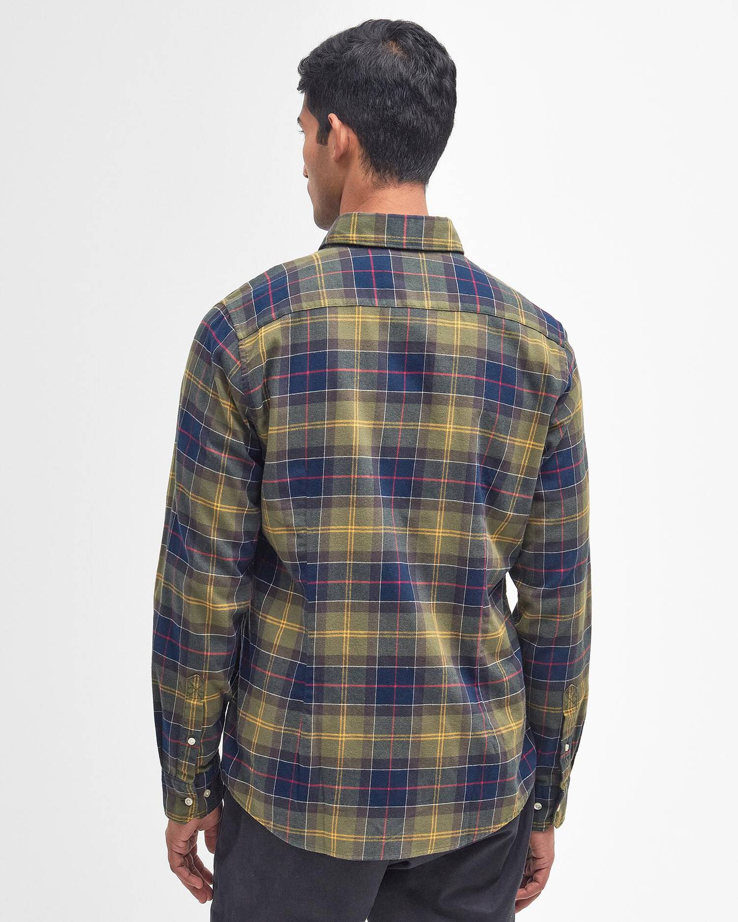 Barbour miesten kauluspaita Fortrose, vihreä ruutu