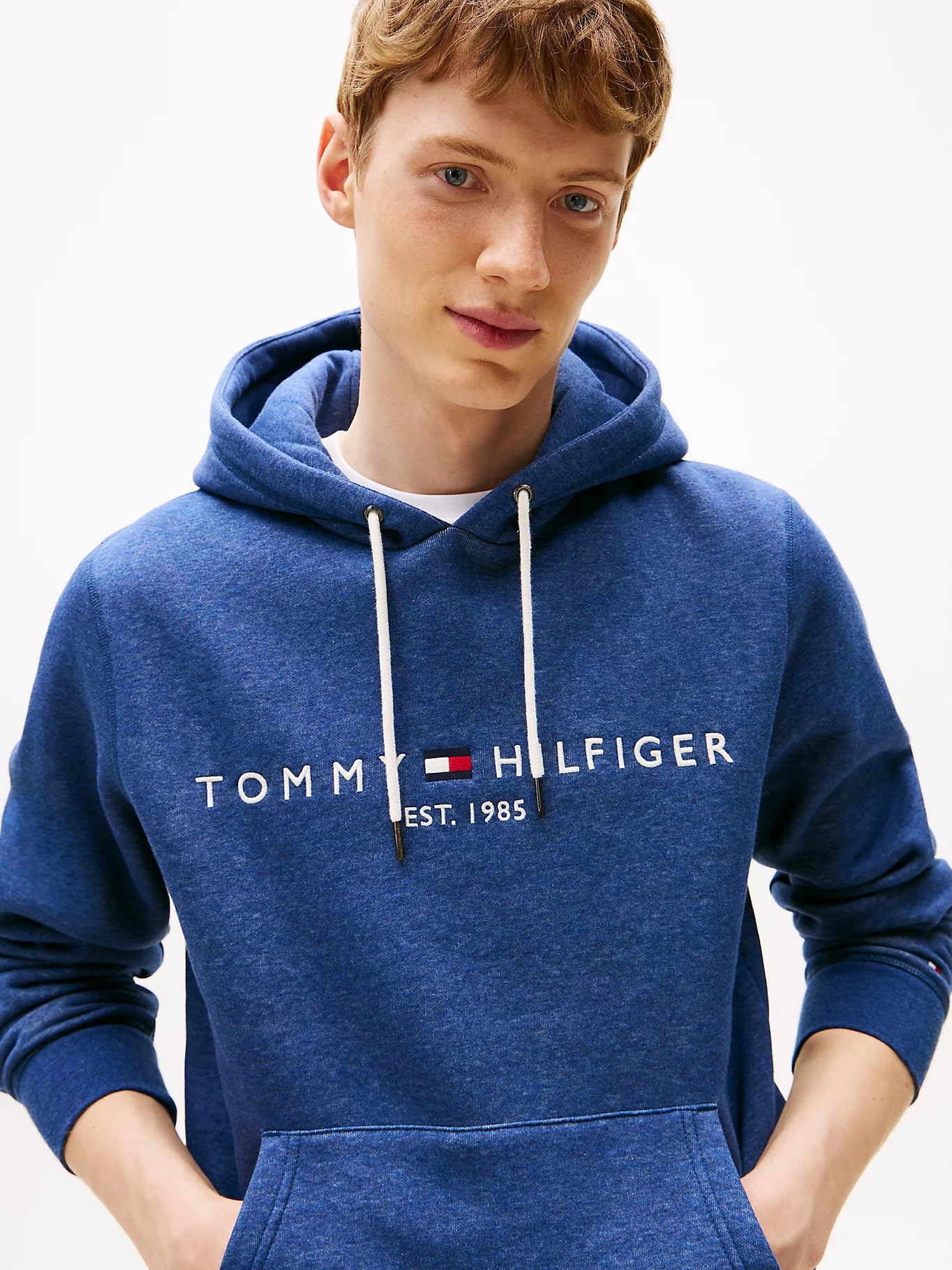 Tommy Hilfiger miesten huppari TOMMY LOGO HOODY, tummansininen