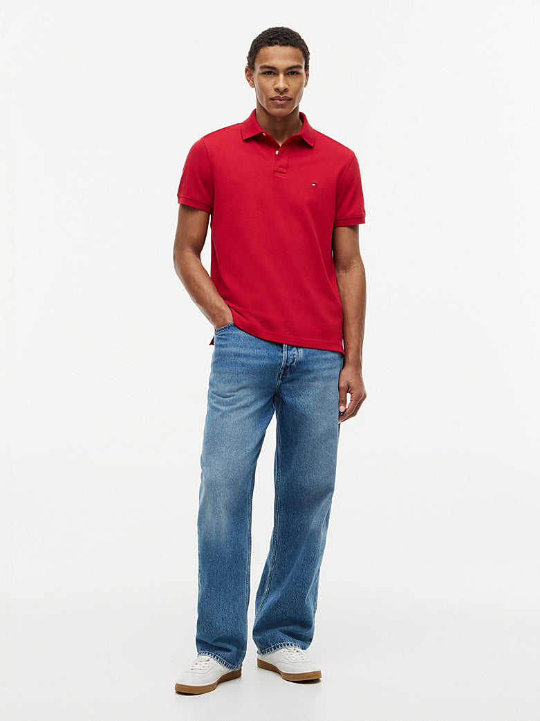 Tommy Hilfiger miesten pikeepaita 1985 Regular Polo, punainen