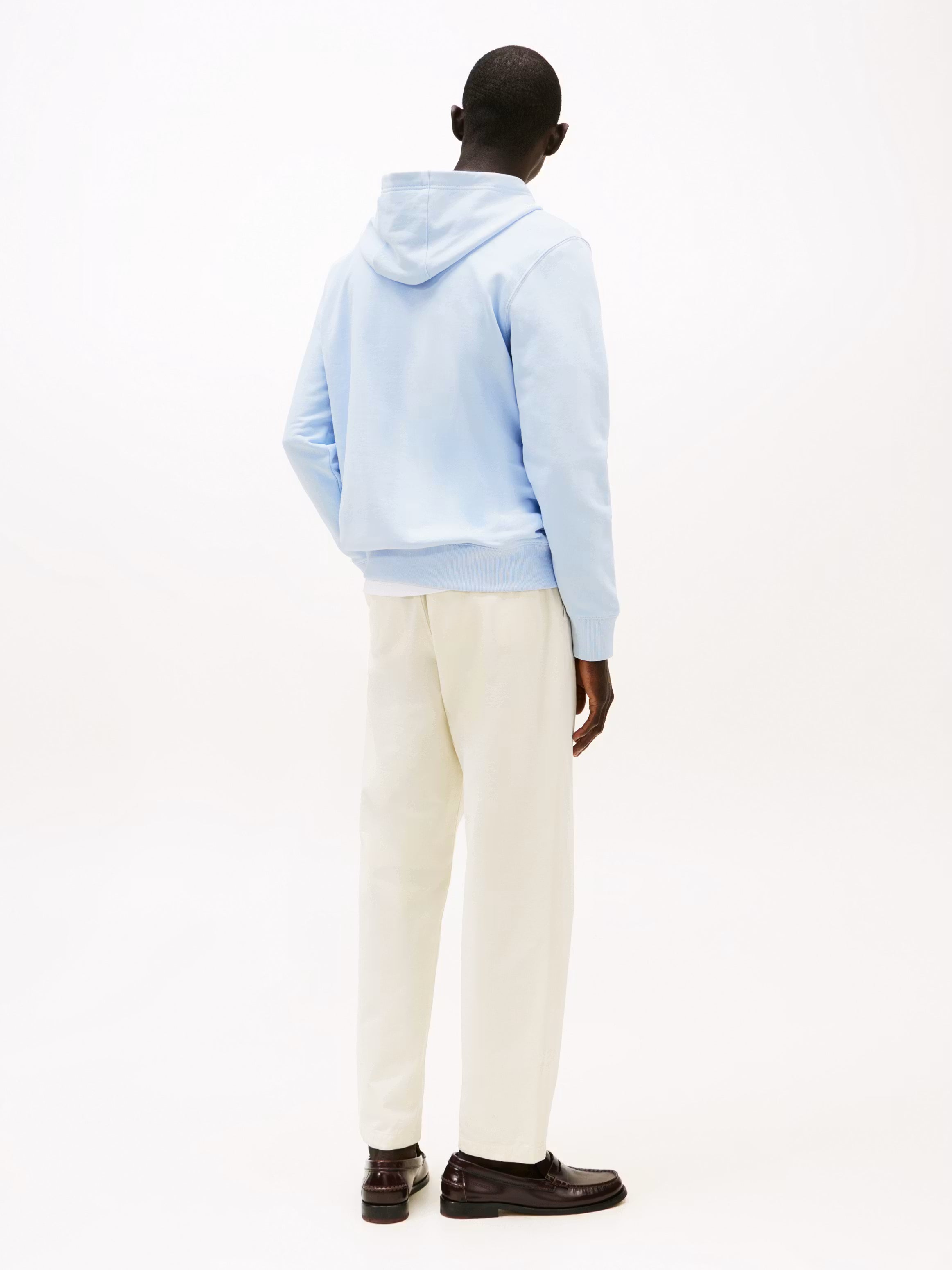 Tommy Hilfiger miesten huppari K Essential Terry Hoody, vaaleansininen