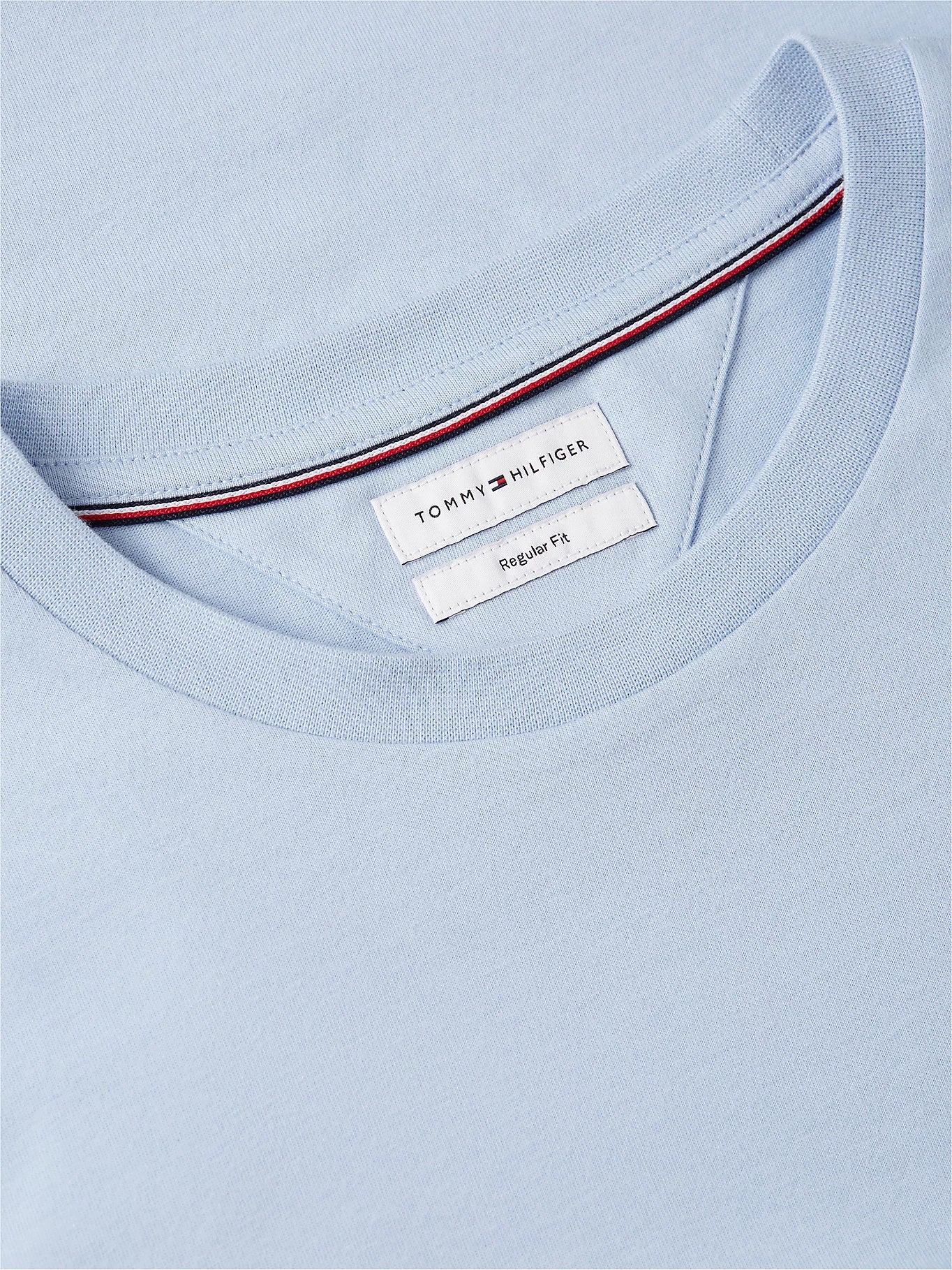 Tommy Hilfiger miesten t-paita Ess Seasonal Reg Fit Solid Tee, sky blue