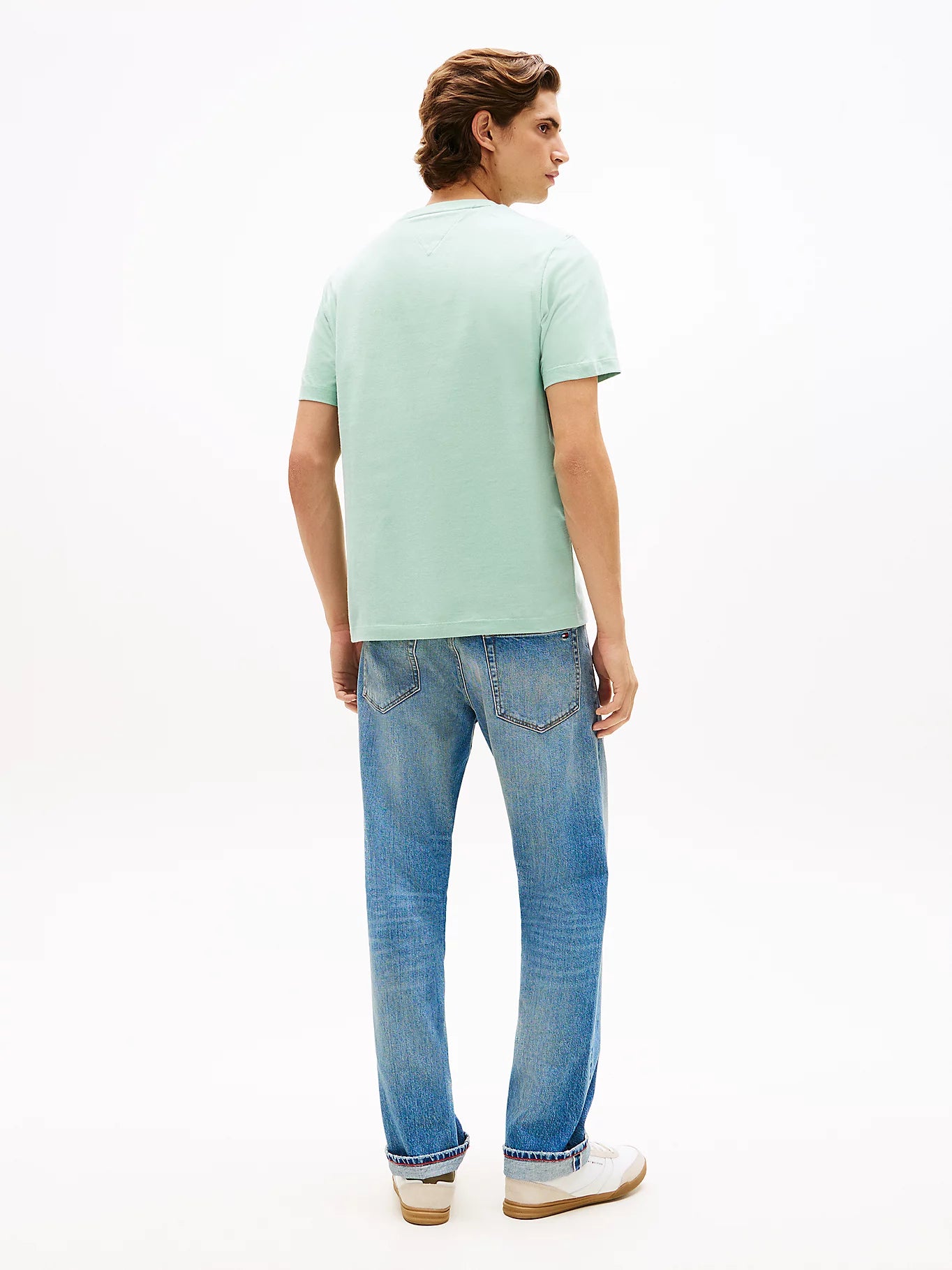 Tommy Hilfiger miesten t-paita Essential Reg Fit Tee, mintunvihreä