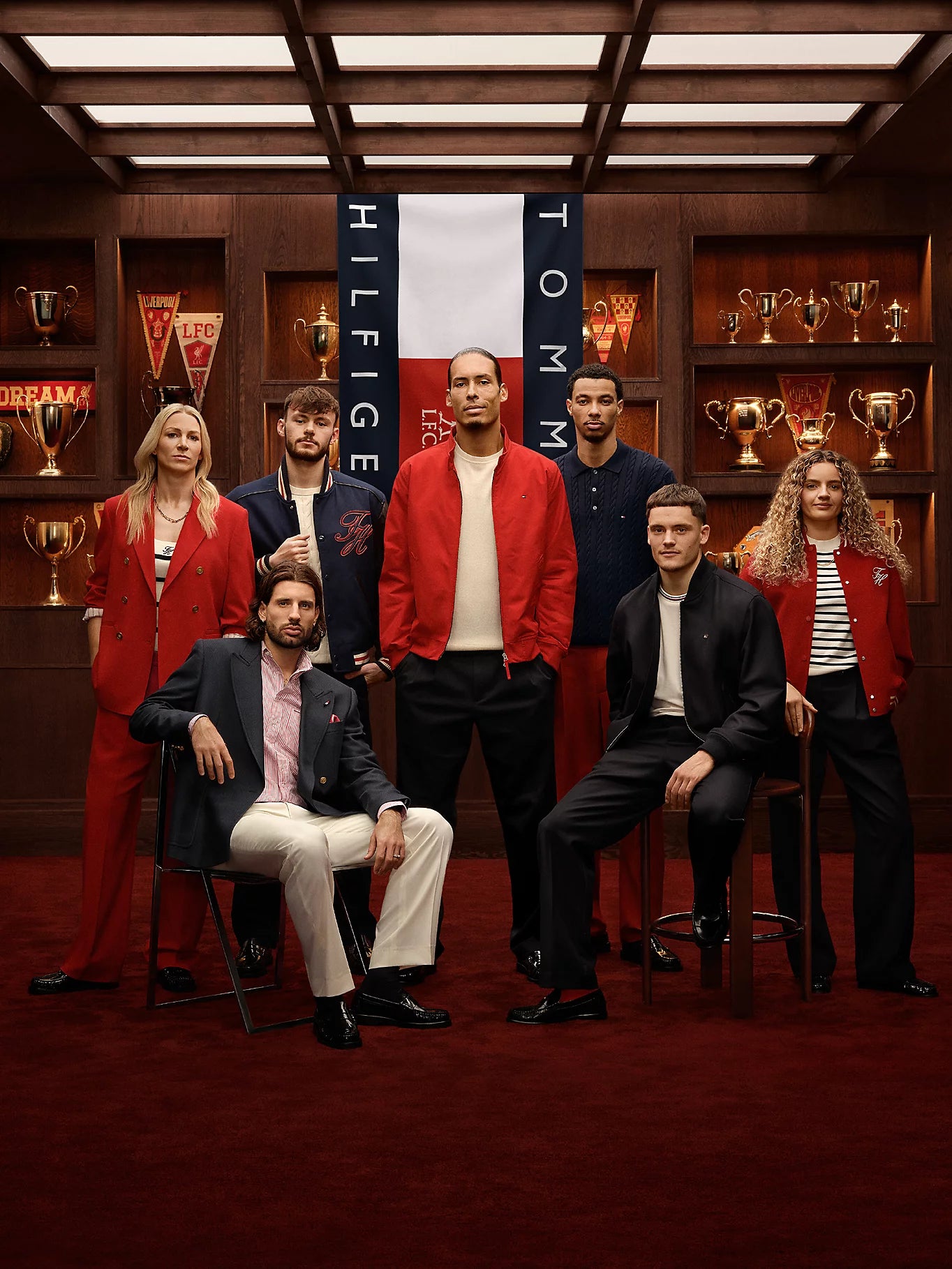 Tommy Hilfiger miesten neulepusero Classic Cotton Cable LS Polo, tummansininen