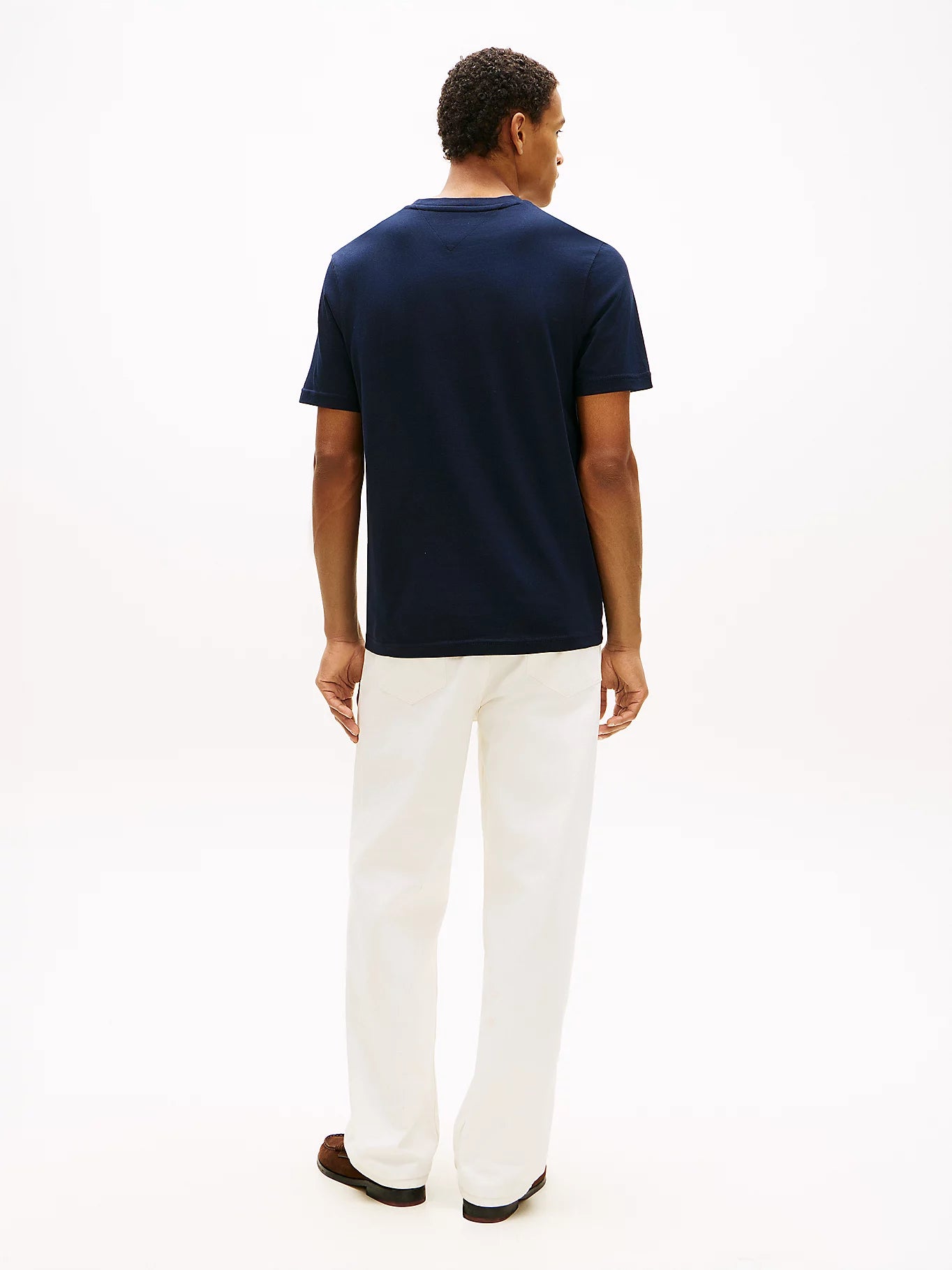 Tommy Hilfiger miesten t-paita Brand Love Text Stack Tee, tummansininen