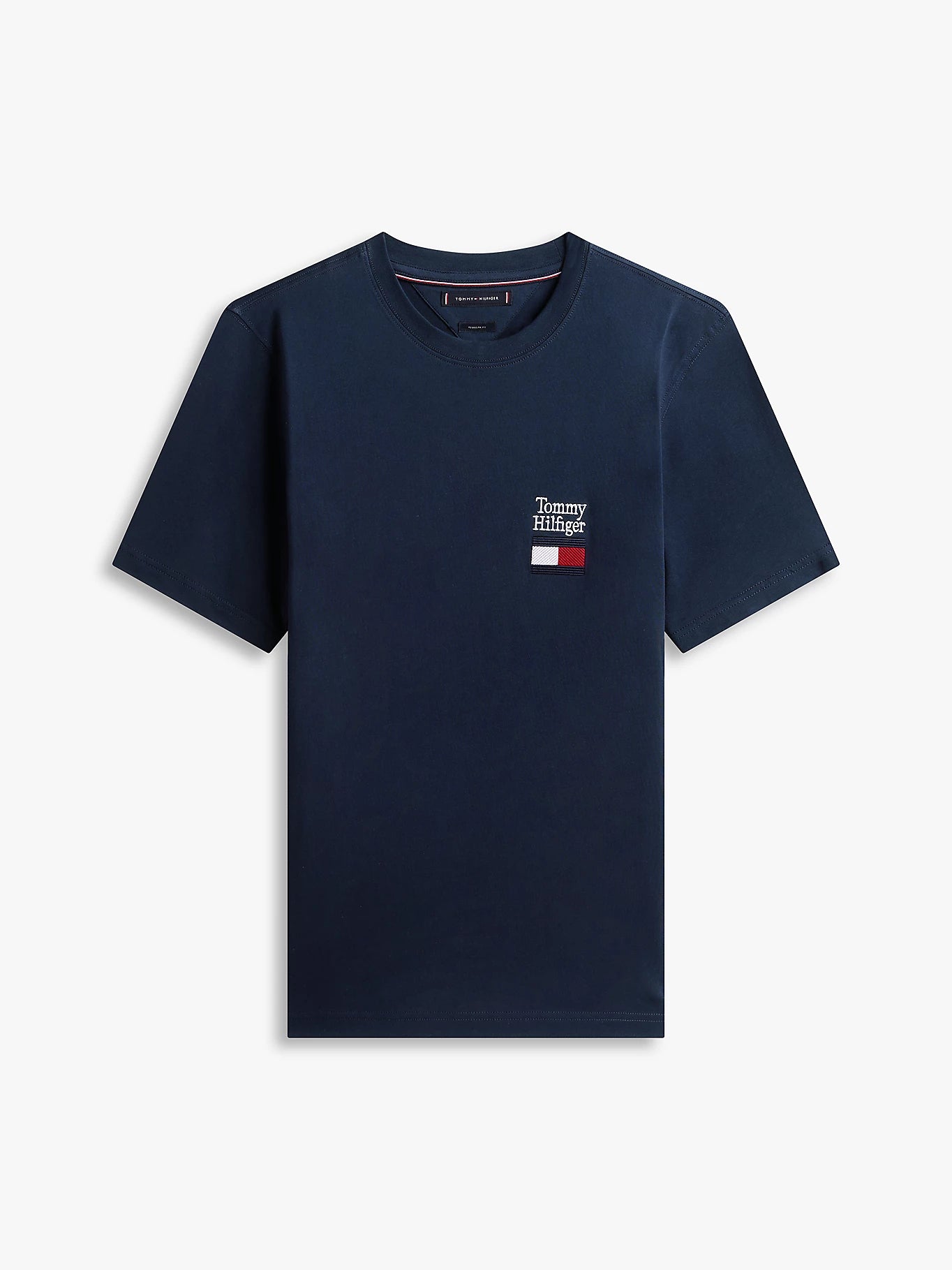Tommy Hilfiger miesten t-paita Brand Love Text Stack Tee, tummansininen