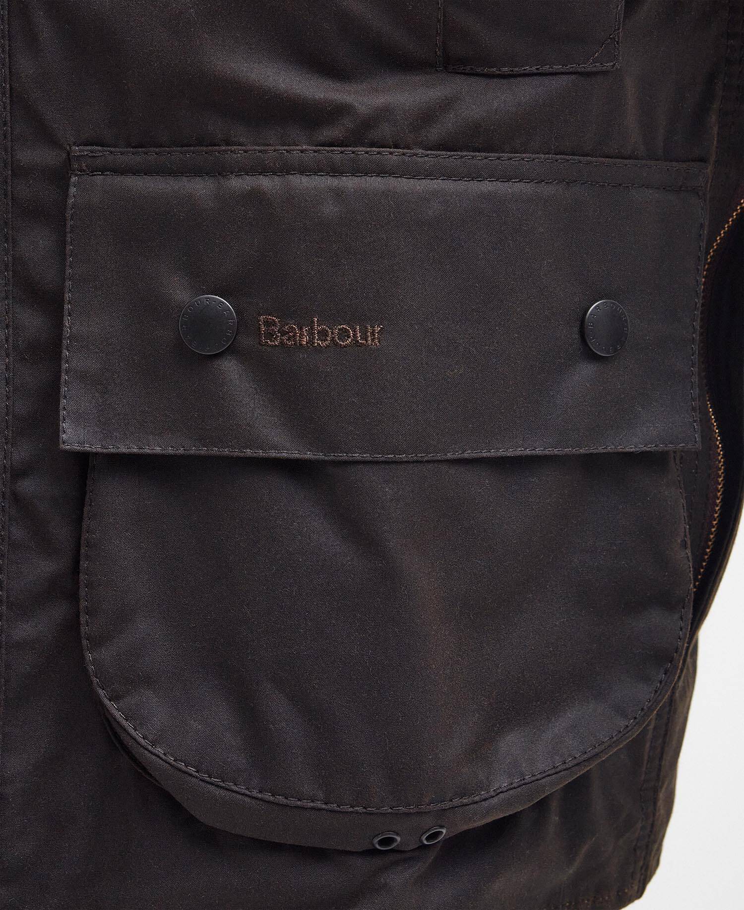 Barbour miesten takki Classic Beaufort Wax Jacket, tumma oliivi