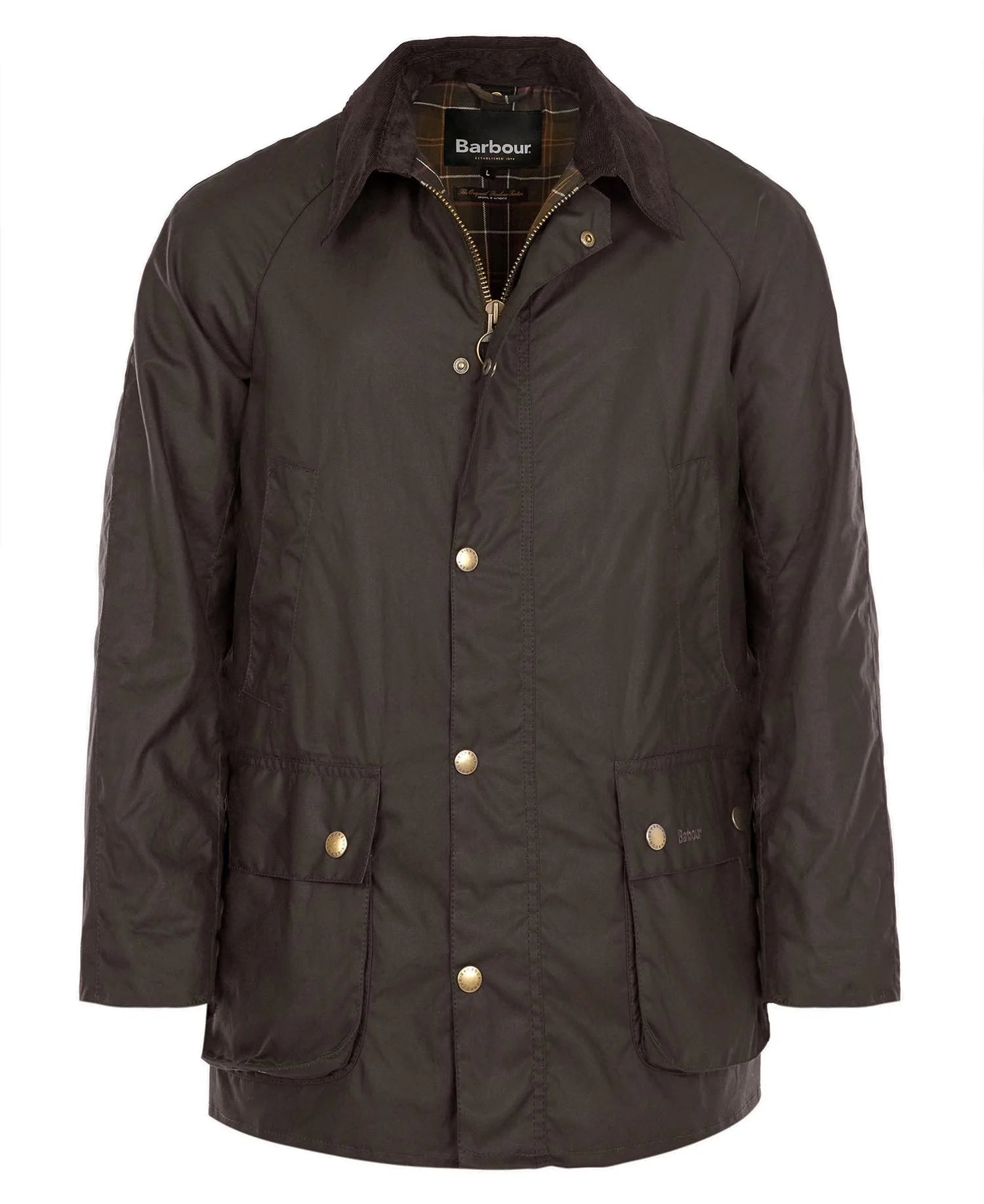 Barbour miesten takki Ashby Waxed Jacket, khaki
