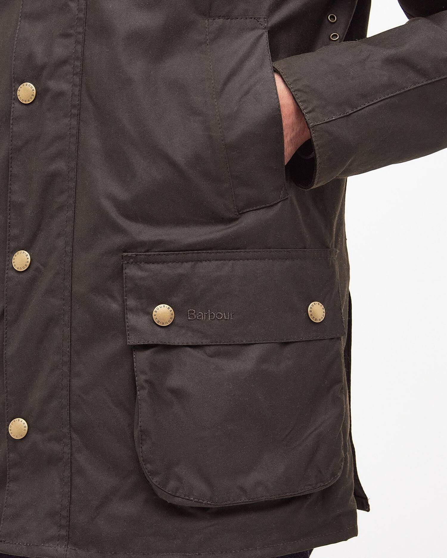 Barbour miesten takki Ashby Waxed Jacket, khaki