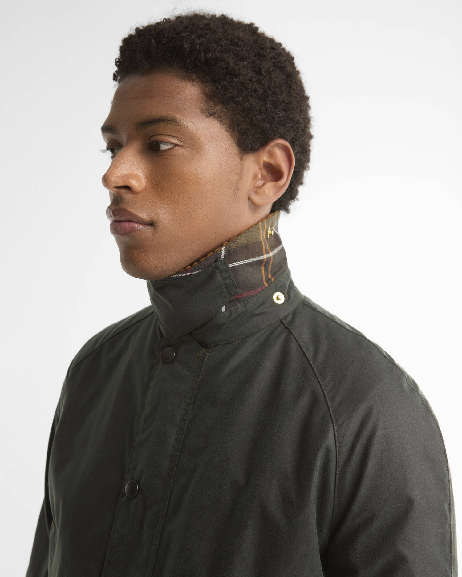 Barbour miesten takki Ashby Waxed Jacket, tummanvihreä