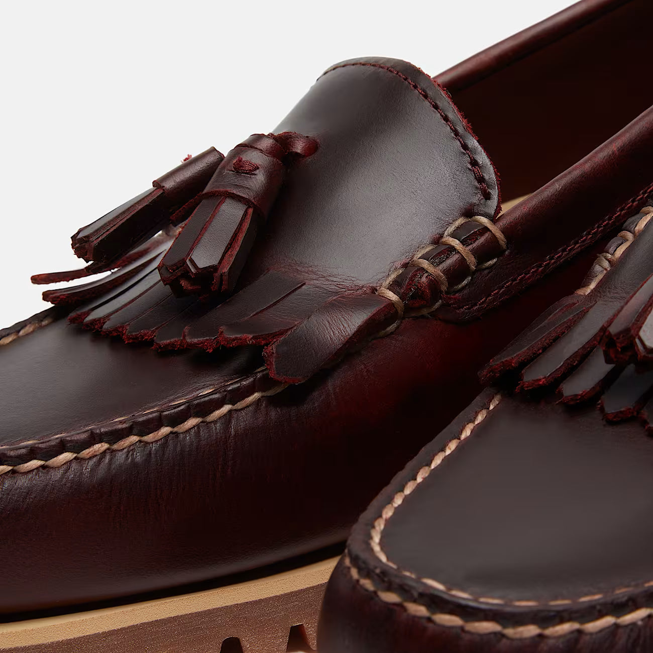 Timberland miesten loaferit Authentic Kiltie Loafer, viininpunainen