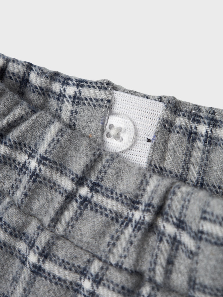 Name It housut K NMNSTRANE PANT, harmaa ruutu