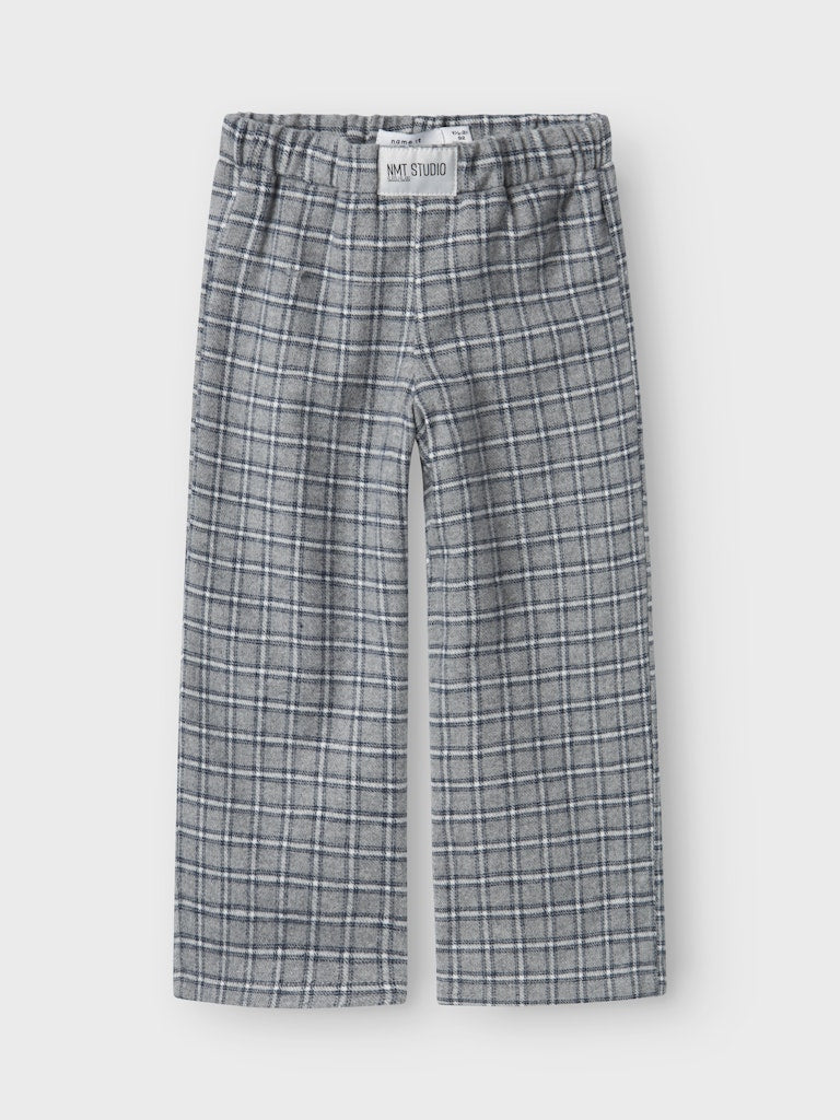 Name It housut K NMNSTRANE PANT, harmaa ruutu