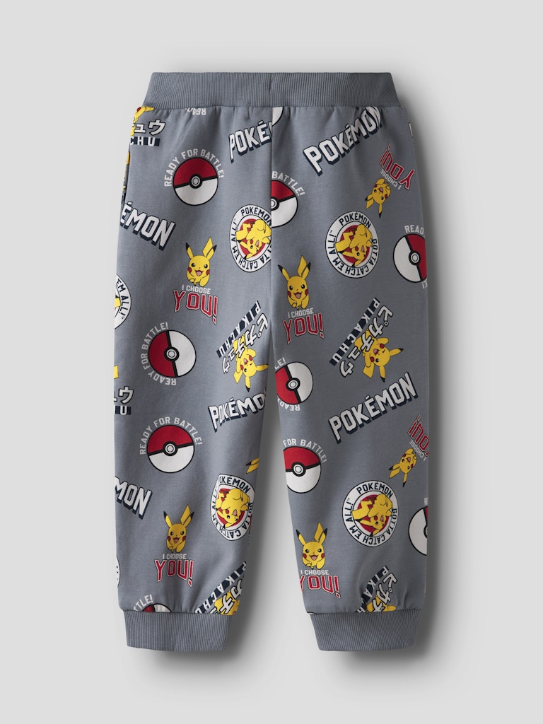 Name It lasten housut NMMSILO POKEMON NREG SWEATPANTS, keskiharmaa