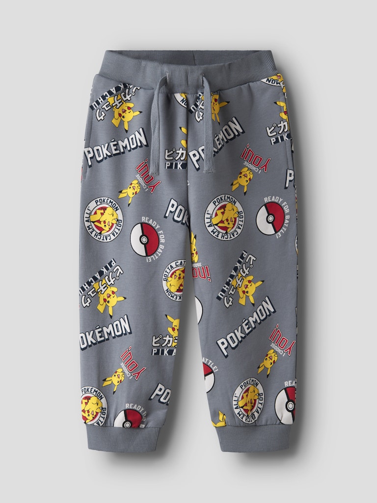 Name It lasten housut NMMSILO POKEMON NREG SWEATPANTS, keskiharmaa