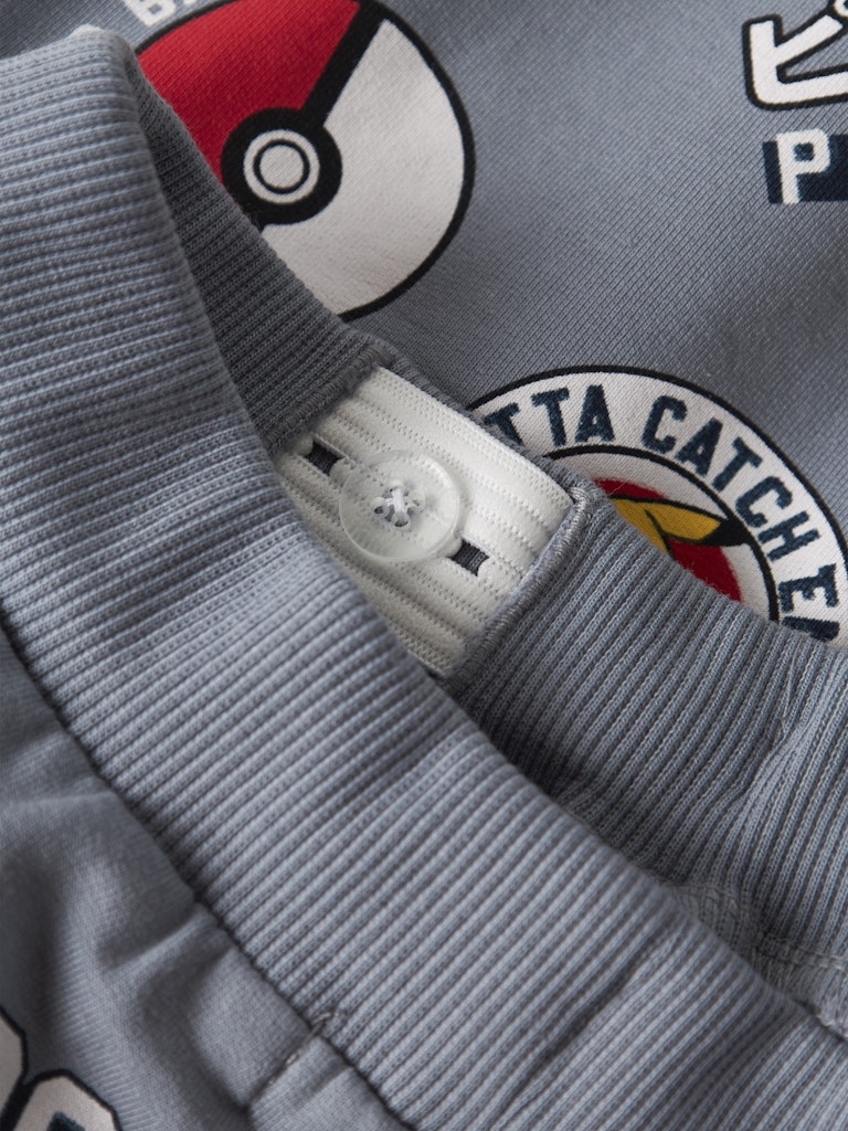 Name It lasten housut NMMSILO POKEMON NREG SWEATPANTS, keskiharmaa