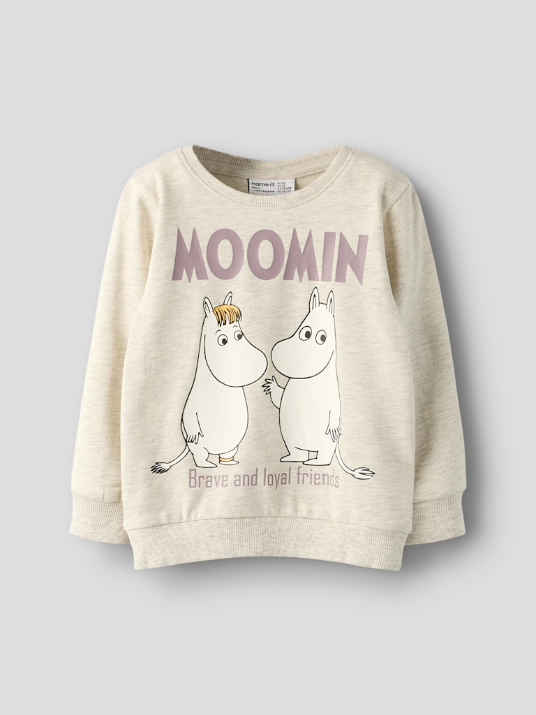 Name It lasten collegepaita NMNSLOLI MOOMIN SWEATSHIRT, beige