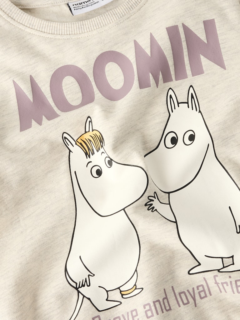 Name It lasten collegepaita NMNSLOLI MOOMIN SWEATSHIRT, beige