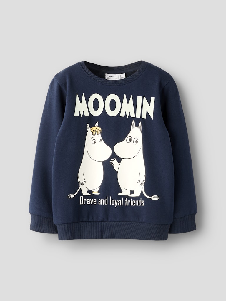 Name It lasten collegepaita NMNSLOLI MOOMIN SWEATSHIRT, tummansininen