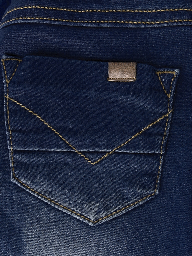 Name It lasten Farkut Slim Fit Sweat Jeans, tummansininen